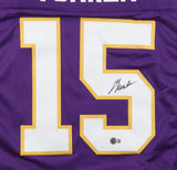 Dallas Turner Signed Minnesota Vikings Jersey (Beckett) 2024 1st Round Pick LB