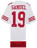 Deebo Samuel Signed White Custom Football Jersey - (JSA COA) - (SF 49ERS)