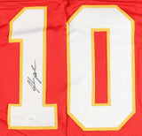Isiah Pacheco Signed Kansas City Chief Jersey (JSA) Rutgers Scarlett Knight R.B.