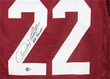 Doug Flutie Autographed College Style Red XL Jersey Heisman Beckett 39308