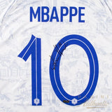 Kylian Mbappe Autographed 2022 France National Team Replica Jersey Panini