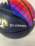 Christian Braun Autographed Denver Nuggets Navy City Edition Basketball BAS COA
