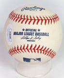 Ellis Burks Autographed Official Major League Baseball JSA COA