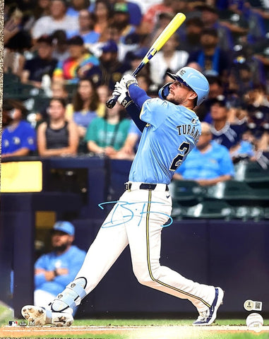 Milw Brewers Gold Glover BRICE TURANG Signed 16x20 Photo #10 AUTO - BAS