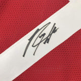 Framed Signed Rodney Hampton 35x39 Georgia Red Stat Jersey PSA COA