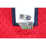 Ozzie Smith Autographed St Louis Cardinals Mitchell Ness Red Jersey FAN 43345