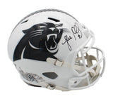 Luke Kuechly Signed Carolina Panthers Speed Full Size Salute to Service 3 Helmet