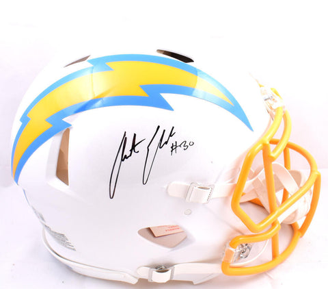 Austin Ekeler Signed Chargers Authentic Speed F/S Helmet - Beckett W *WJ28385