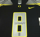 OREGON MARCUS MARIOTA AUTOGRAPHED SIGNED FRAMED BLACK NIKE JERSEY MM HOLO 89824