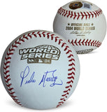 Pedro Martinez Autographed 2004 World Series Signed Baseball Beckett COA + Case