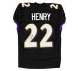 Derrick Henry Signed Baltimore Custom Black Jersey