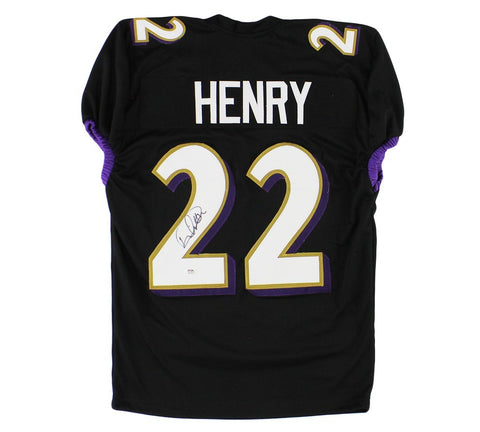 Derrick Henry Signed Baltimore Custom Black Jersey