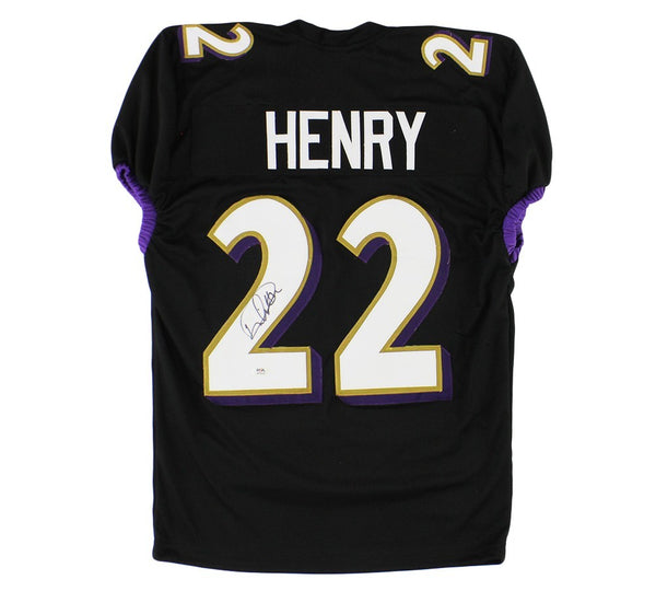 Derrick Henry Signed Baltimore Custom Black Jersey