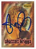 Shannon Briggs Signed 1991 Ringside Rookie Boxing Trading Card #R2 - (SS COA)