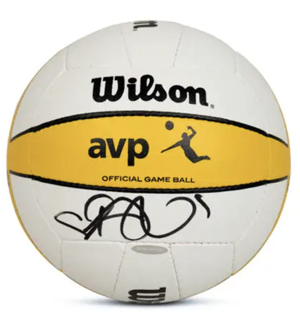 Kerri Walsh Jennings Autographed Wilson Retro AVP Volleyball UDA
