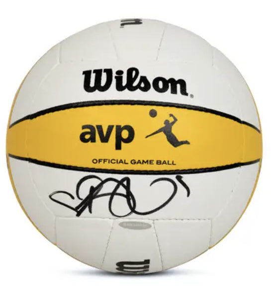 Kerri Walsh Jennings Autographed Wilson Retro AVP Volleyball UDA