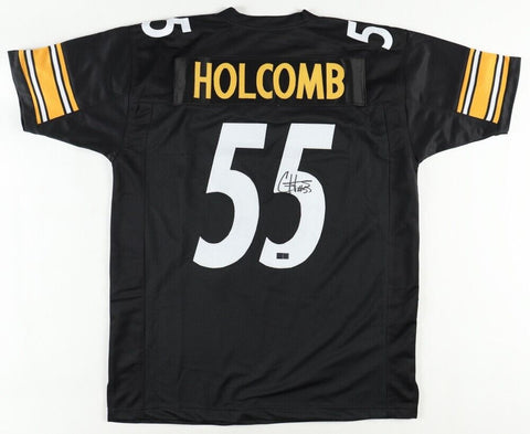 Cole Holcomb Signed Pittsburgh Steelers Jersey (TSE) Starting Inside Linebacker
