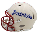 Rob Gronkowski Signed New England Patriots Speed Authentic Retro Helmet