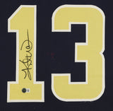 Kurt Warner Signed St Louis Rams 35"x 43" Framed Jersey (Beckett) S.B. XXXIV MVP