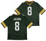Packers Josh Jacobs Authentic Signed Green Nike Game Jersey BAS Witnessed