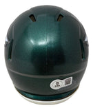 Jihaad Campbell Signed Philadelphia Eagles Mini Speed Helmet BAS