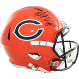 Mike Singletary Signed Chicago Bears F/S Replica Helmet 22 Alt HOF BAS 58603