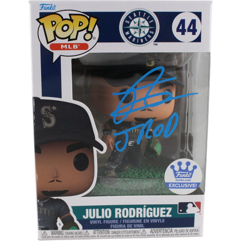 Julio Rodriguez Autographed Seattle Mariners Funko Pop! #44 J Rod Fanatics 53797