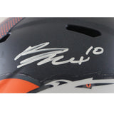 Bo Nix Autographed/Signed Denver Broncos F/S Helmet Beckett Witness 56412