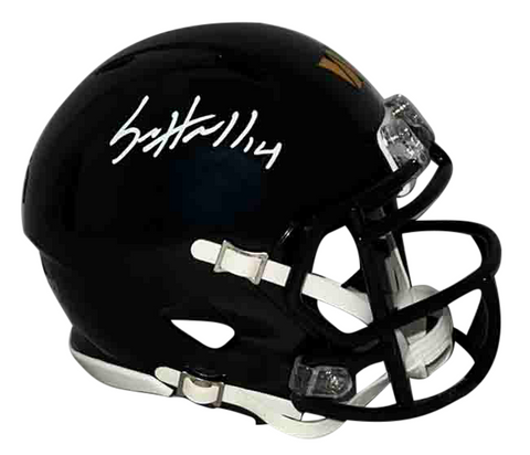 SAM HOWELL SIGNED WASHINGTON COMMANDERS 2022 BLACK SPEED MINI HELMET BECKETT