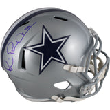 Michael Irvin Autographed/Signed Dallas Cowboys F/S Helmet Beckett Witness 49574
