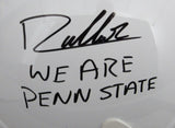 Drew Allar Autographed/Inscr Full Size Speed Replica Helmet Penn State JSA