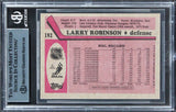 Canadiens Larry Robinson Authentic Signed 1987 Topps #192 Card BAS Slabbed 2