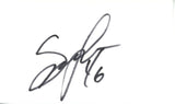 Spencer Larsen Autographed Denver Broncos Index Card Beckett 45391