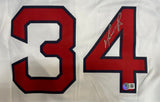 David Ortiz Signed Red Sox White Nike Baseball Jersey