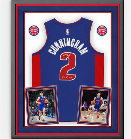 Cade Cunningham Pistons FRMD Signed Nike Icon Swingman Jersey "2021 1 Pick" Insc