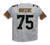 Joe Greene Autographed/Signed Pro Style White XL Jersey HOF Beckett 35508