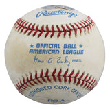 Patriots Irving Fryar Authentic Signed Budig OAL Baseball BAS #BJ32493