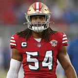 Fred Warner Signed San Francisco 49ers 35x43 Framed Jersey (Beckett) All Pro LB