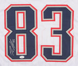 Matt LaCosse Signed New England Patriots Jersey (JSA COA)Pats Starting Tight End