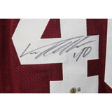 Von Miller Autographed/Signed College Style Red Jersey Beckett Witness 54741