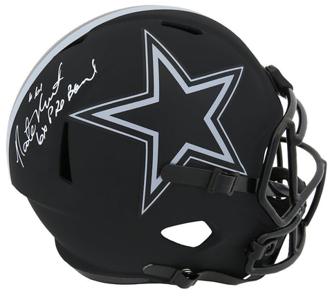 Nate Newton Signed Cowboys Eclipse Riddell F/S Rep Helmet w/6x Pro Bowl (SS COA)