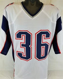 Lawyer Milloy Signed Patriots White Jersey (JSA) 4 Time Pro Bowl Strong Safety