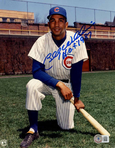 Billy Williams Autographed/Signed Chicago Cubs 8x10 Photo HOF BAS 51136