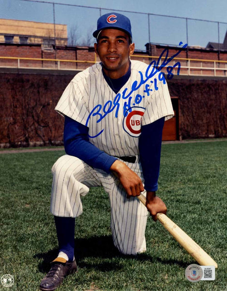 Billy Williams Autographed/Signed Chicago Cubs 8x10 Photo HOF BAS 51136