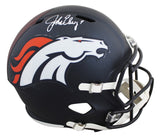 Broncos John Elway Authentic Signed Full Size Speed Rep Helmet BAS Witnessed