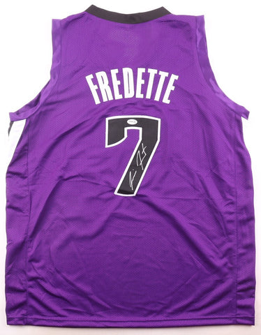 Jimmer Fredette Signed Sacramento Kings Jersey (JSA) 2011 1st Rnd NBA Draft Pick