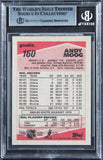 Bruins Andy Moog Authentic Signed 1989 Topps #180 Card BAS Slabbed