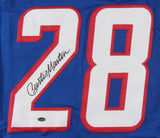 Curtis Martin Signed New England Patriots Jersey (Schwartz) 5xPro Bowl R.B.