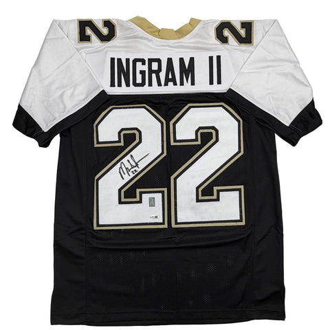Autographed/Signed Mark Ingram II New Orleans Black Alternate Jersey JSA COA