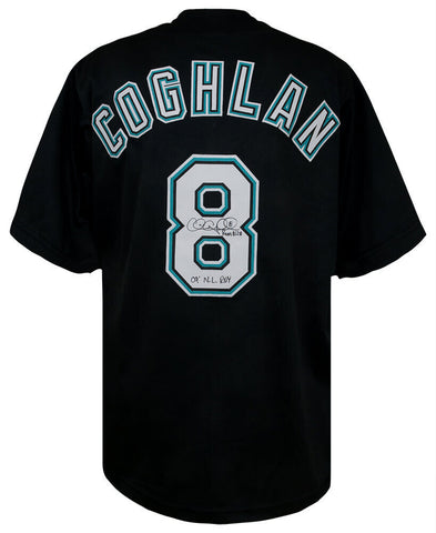 Chris Coghlan (MARLINS) Signed Black Custom Baseball Jersey w/09 NL ROY - SS COA